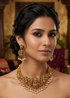 Gold Plated Premium Antique Necklace Set
