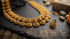 Premium Gold Plated Antique Kasu Long Necklace Set