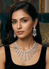 Gold Plated premium CZ Necklace Set