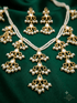 Small Hyderabadi Pearls with Kundan Amrapalli Design Necklace Set