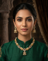 Gold Plated Premium CZ Necklace Set