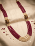 4 line cz and swarovski pearl mala/necklace set