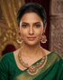 Gold Plated Medium Antique Necklace Set