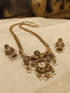 Premium Gold Plated Antique Short Necklace Set