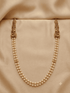 2 line Swarovski pearl with beads and side Mopu necklace