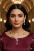 Gold plated Leaf Design Necklace Set