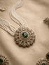 Premium 6 Line 2mm Hyderabadi Pearl Maala with Pendant