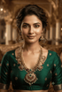 one gram gold plated antique jadau necklace set