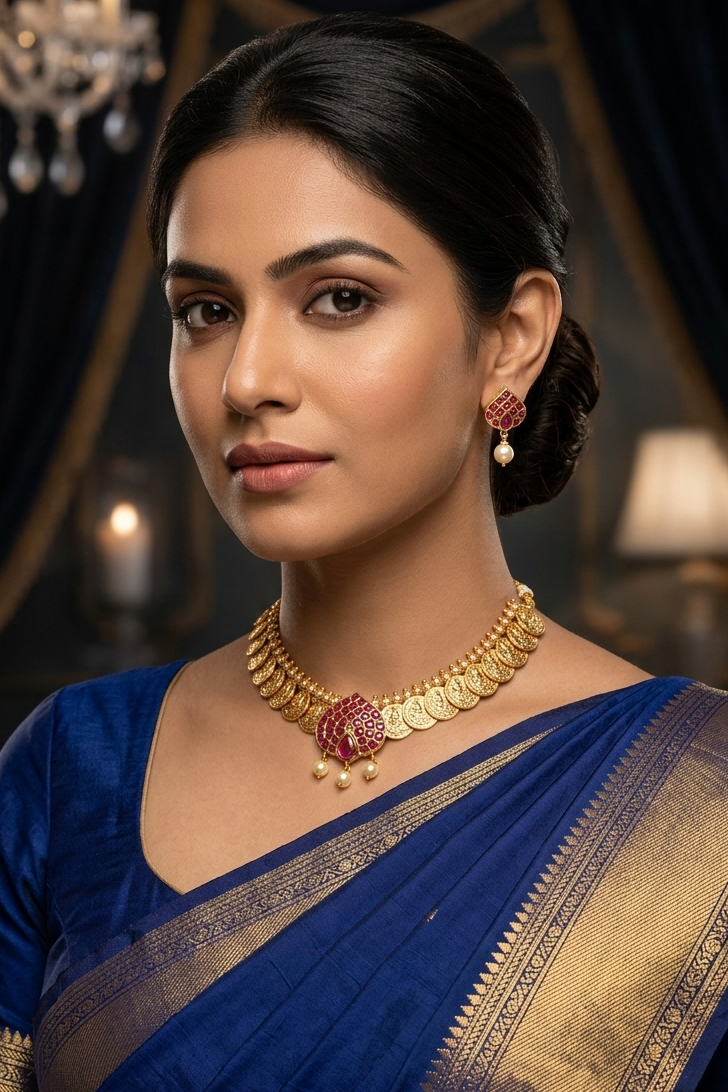 Gold Plated Kemp Necklace Set