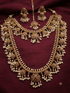 Gold Plated Kemp Combo Jadau Necklace Set