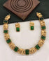 Gold Finish Designer CZ Necklace Set 18285N - Griiham
