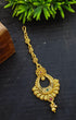 Gold Finish Hair Accessory Damini/Tikka Bridal Wear 19245N - Griiham