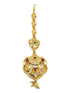 Gold Finish Hair Accessory Damini/Tikka Bridal Wear - Griiham