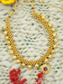 Gold Finish Short necklace Maharastra Thusi