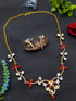 Gold Finish Trendy Fancy Necklace set