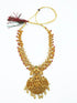 Gold Finish short necklace set 12012N