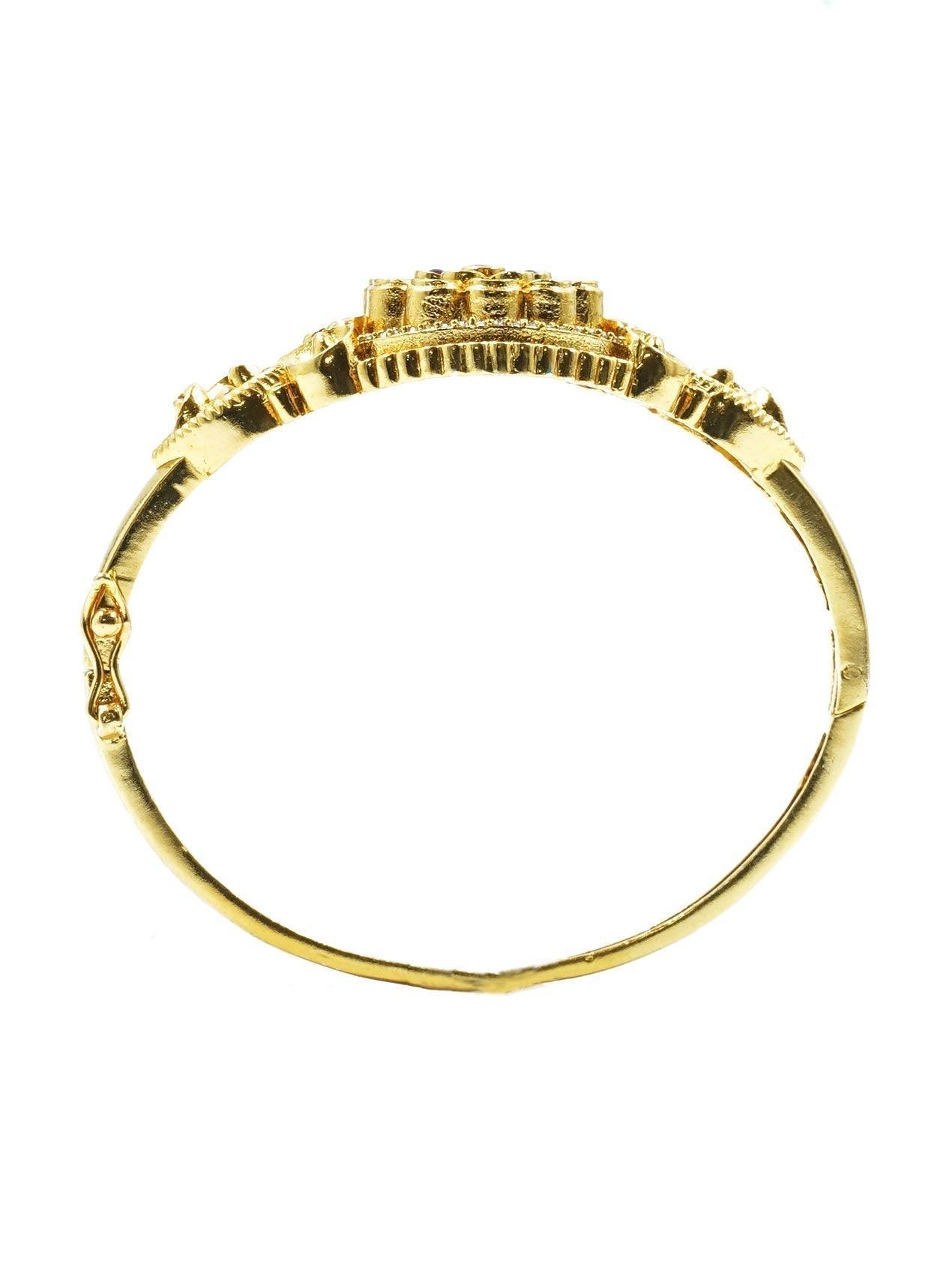 Gold Plated Adjustable Size Bracelet free size 12779B - Griiham