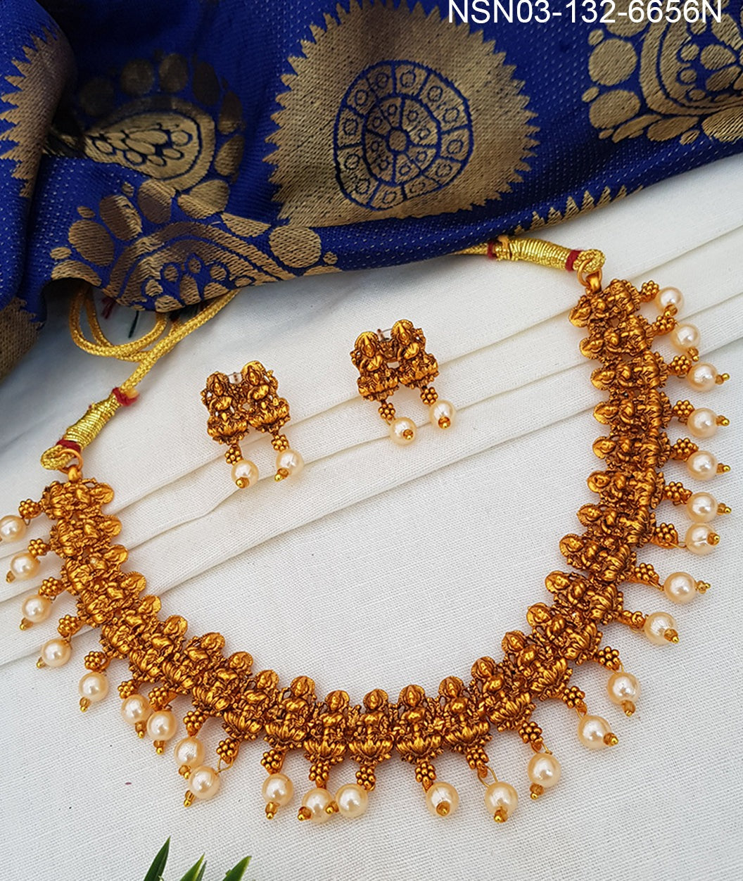Gold Plated All occasion trending Necklace set 6656N 