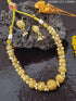 Gold Plated Ball motif Necklace Set 15889N - Griiham