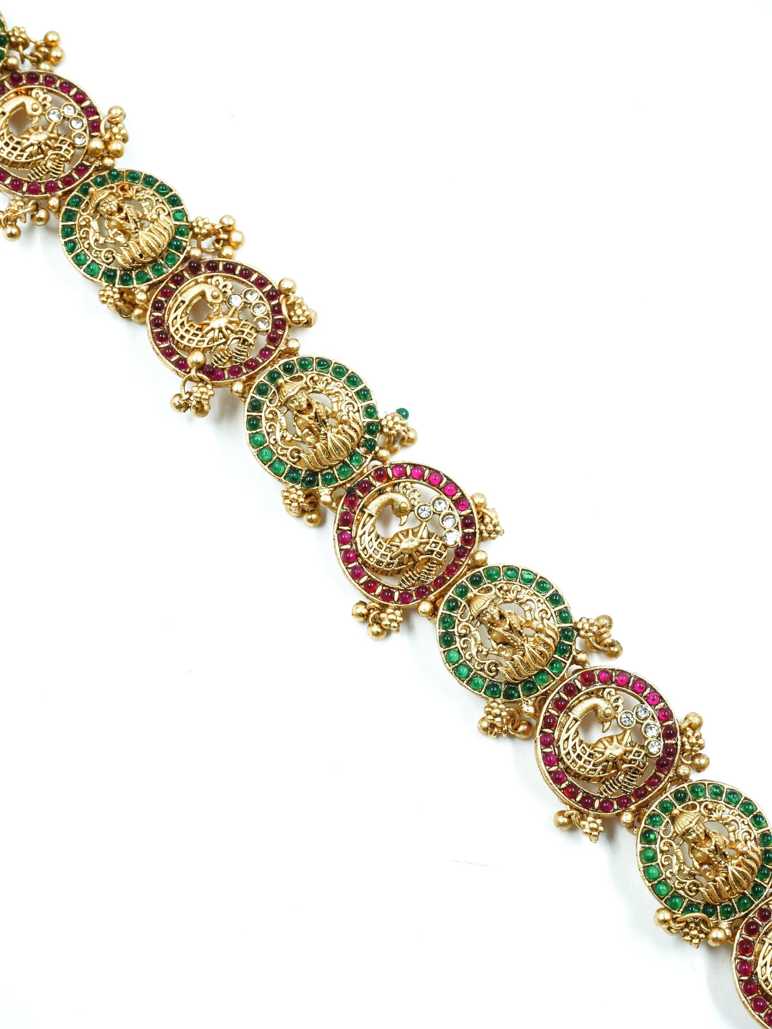 Gold Plated Bridal Hair Jada / Hair accessory / Choti 12915N - Griiham