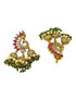 Gold Plated CZ Jhumki earrings - Griiham