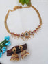 Gold Plated Choker Necklace set 10473N