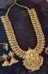 Gold Plated Classic Bridal Long Necklace Set Haram 16868N-1