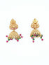 Gold Plated Classic Long Necklace Set Hara with Artificial Stones 11079N - Griiham