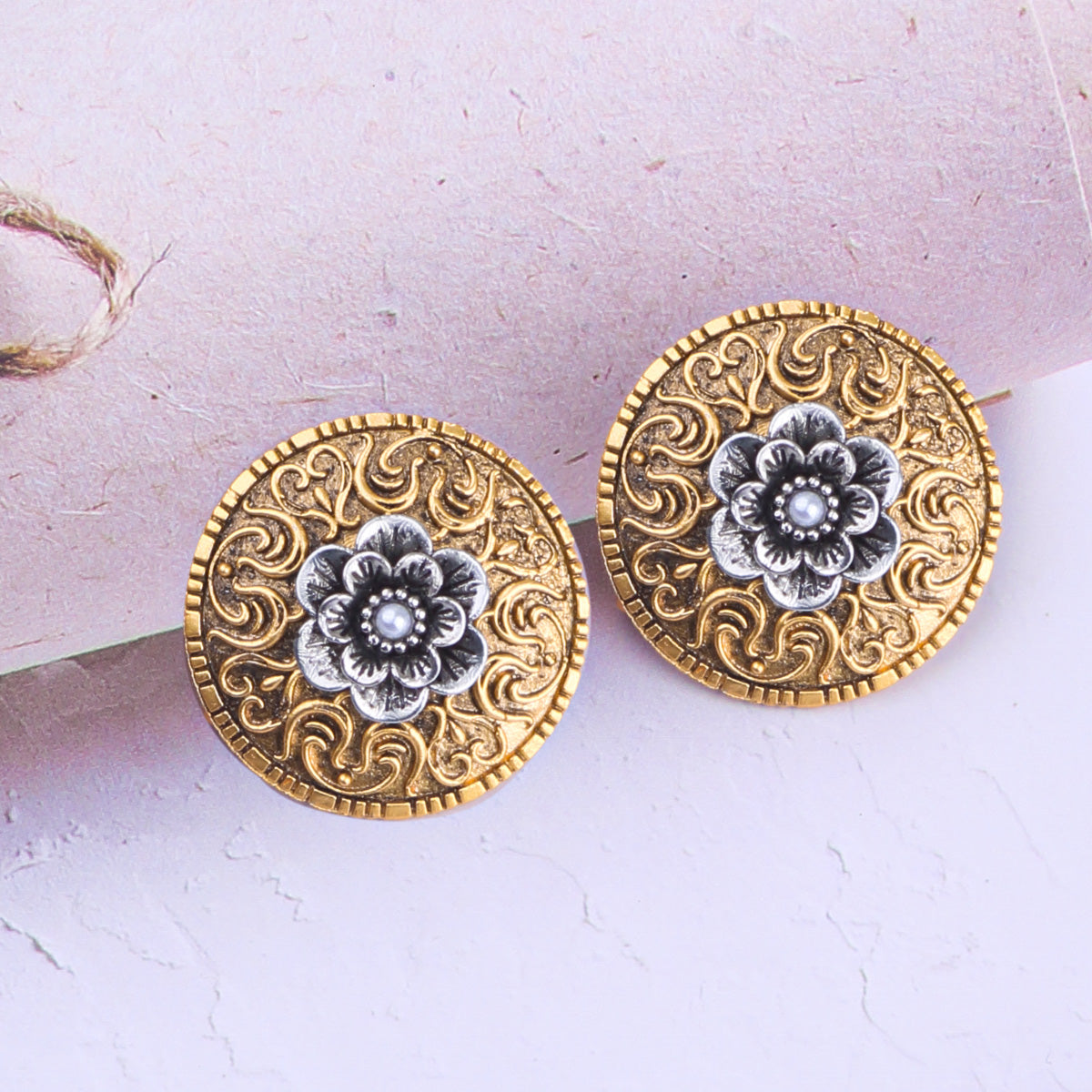 Gold Plated Cute Earrings 17799N