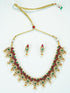 Gold Plated Cute Multi Colour Stone studded Necklace Set 9908N - Griiham