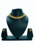 Gold Plated Designer Necklace Floral Pattern with diff Colours 8914N - Griiham