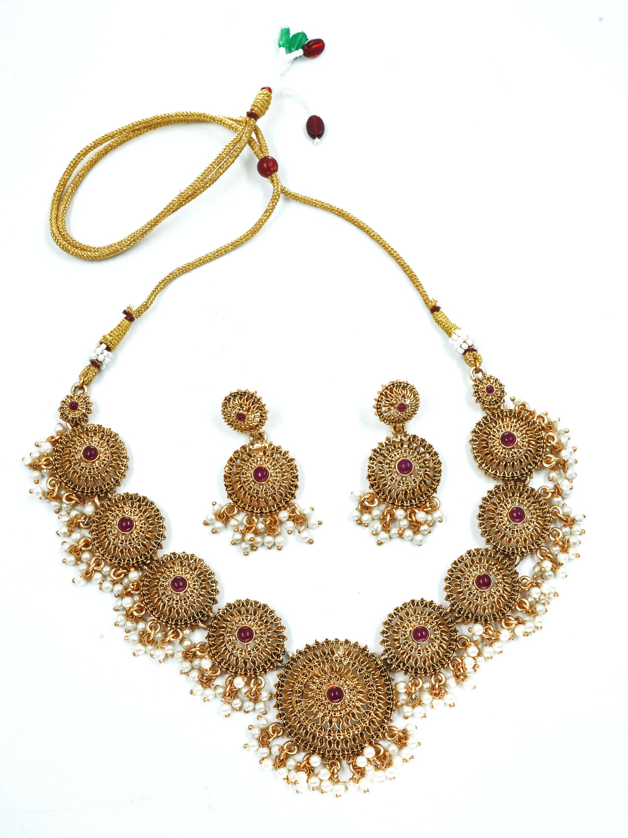 Gold Plated Designer Necklace Set 13035N