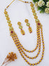 Gold Plated Designer Rani Hara Necklace Set 13178N