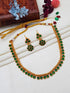 Gold Plated Elegant All occasions Necklace Set with diff Colours 6768N - Griiham