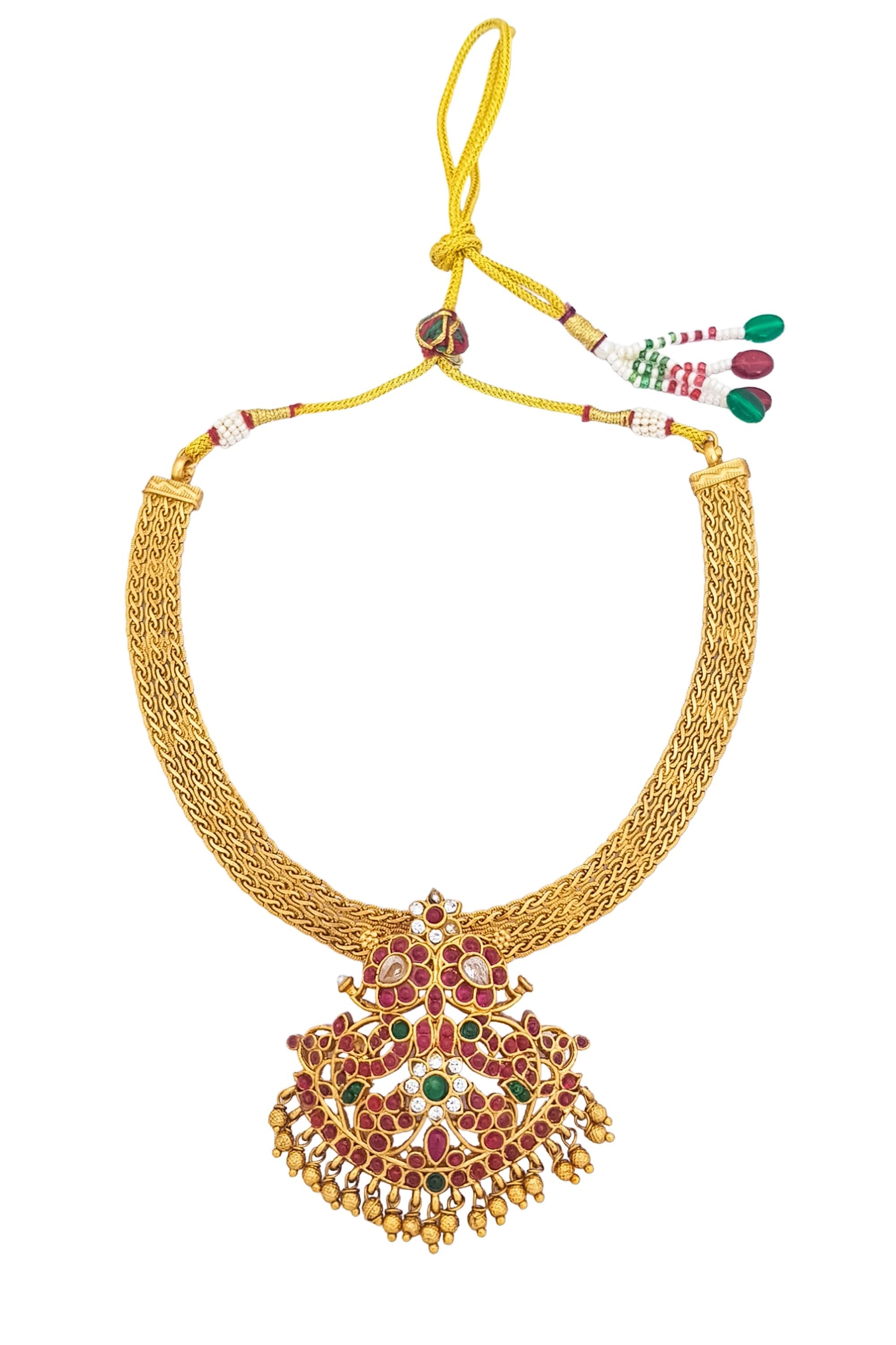 Gold Plated Elegant Necklace Set 18276N