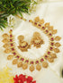 Gold Plated Elegant Necklace Set with diff Colours 8901N