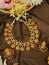 Gold Plated Elegant Necklace Set with diff Colours 8901N