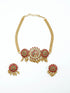 Gold Plated Elegant Short Chic Necklace set 10424N