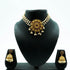 Gold Plated Elegant Short Chic Necklace set with Pearl String 10412N