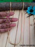 Gold Plated Evergreen design with Real AD Studded Mopu CNJ09-320-4953N