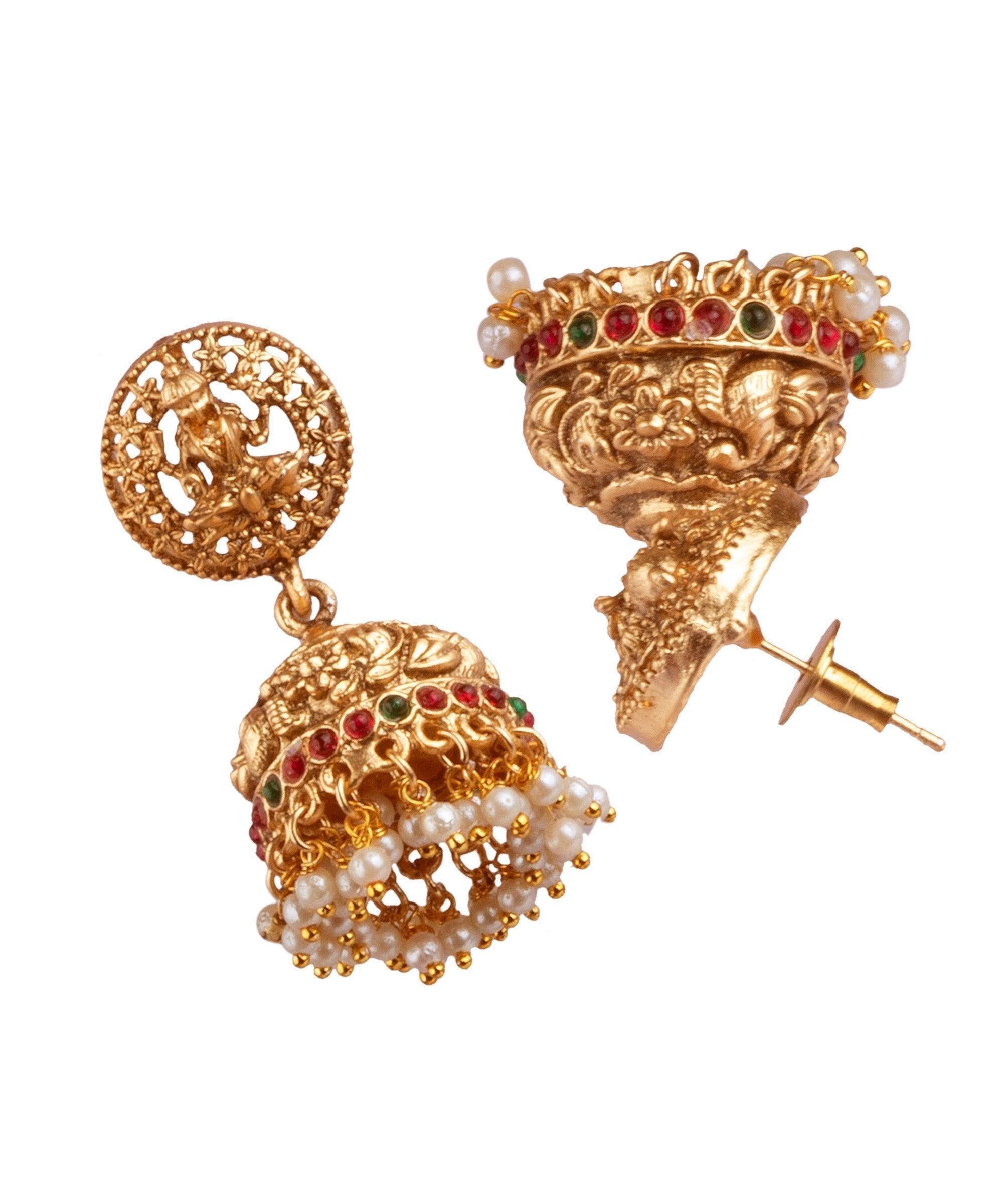 Gold Plated Exclusive Medium Necklace Set 16843N-1 - Griiham