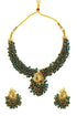 Gold Plated Exclusive Necklace Set with pearls 17080N