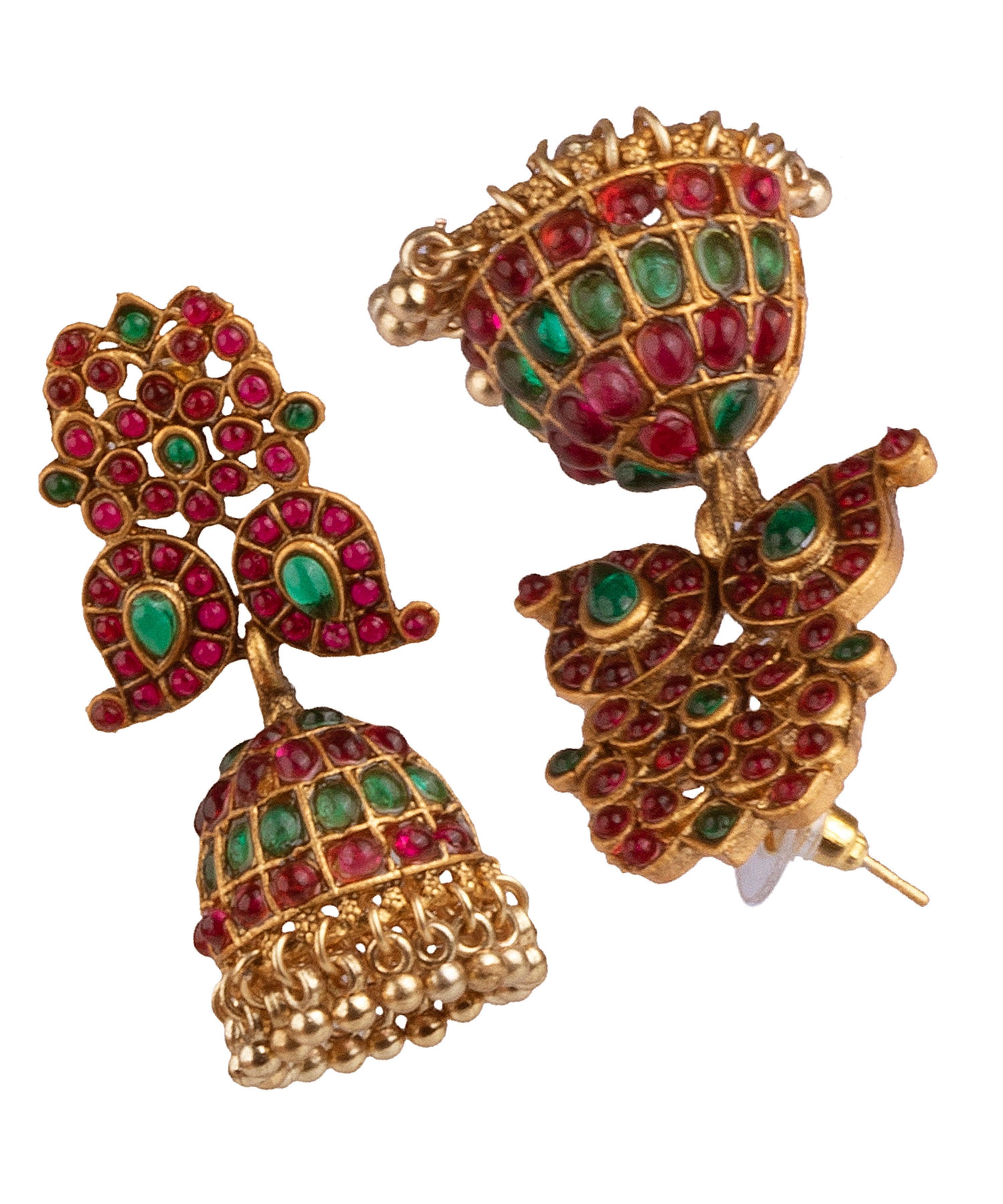 Gold Plated Exclusive Short Necklace Set 16873N - Griiham