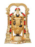 Gold Plated Grand Balaji Marble idol 20cm Height - Griiham