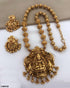 Gold Plated Gundumala Laxmi Necklace Set 15891N