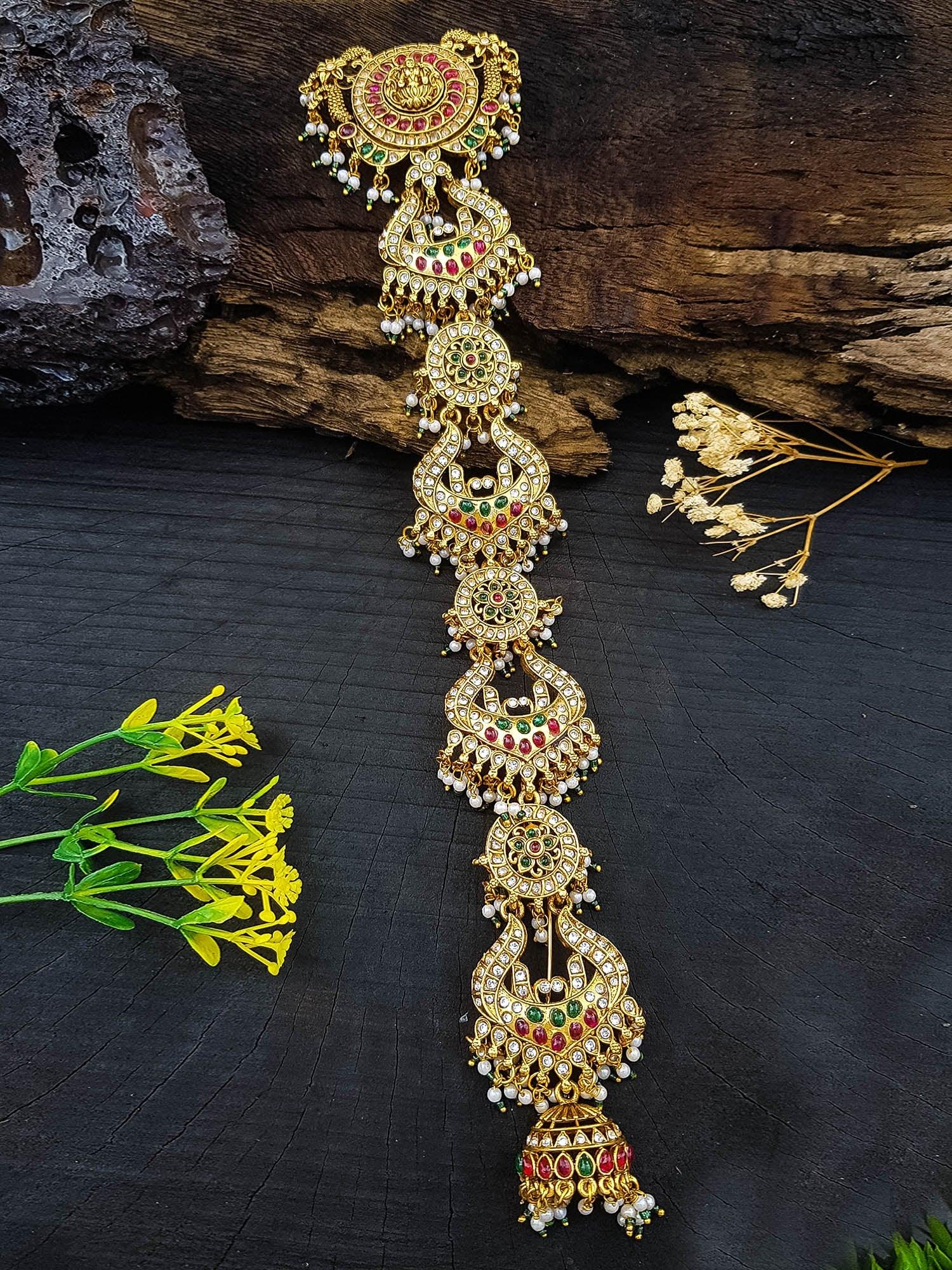 Gold Plated Hair Jada/Amboda/Hair Pin