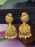 Gold Plated Jhumki with AD Stones 19203N