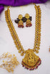 Gold Plated Long Coin Necklace set 18447N