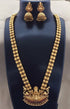 Gold Plated Long Laxmi Necklace Haram Set 14188N