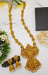 Gold Plated Long Necklace Set with AD Stones 19140N